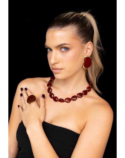 Σκουλαρίκια σε ακανόνιστο σχέδιο