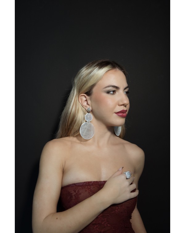 Σκουλαρίκια με στρογγυλά κ�...