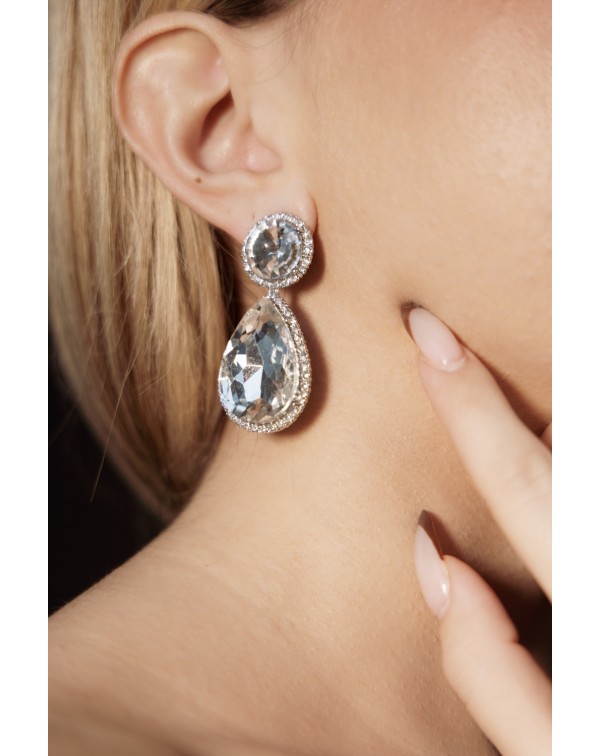 Σκουλαρίκια με κρυστάλλινο...