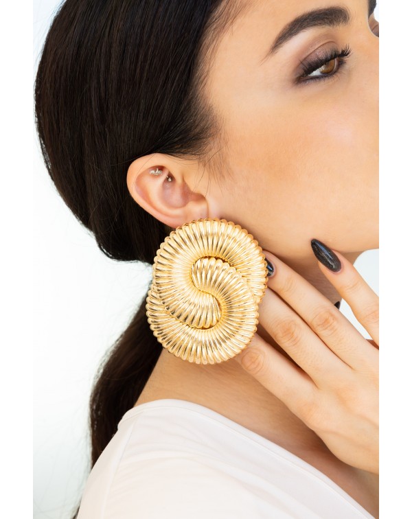 Σκουλαρίκια καρφωτά ανάγλυ...