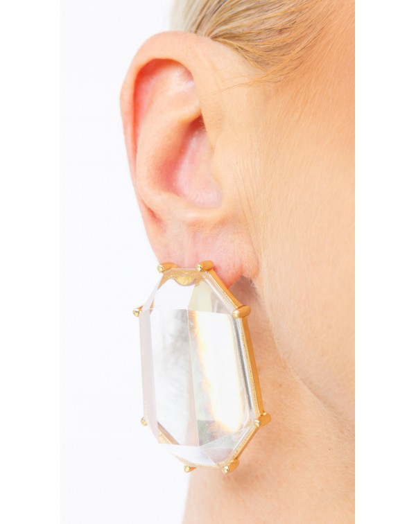 Σκουλαρίκια με εφέ κρύσταλ�...