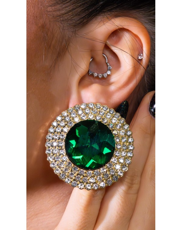 Σκουλαρίκια καρφωτά με κρυ�...