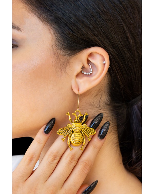 Σκουλαρίκια κρεμαστά μέλισ...