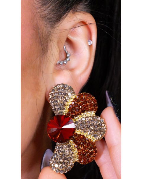 Σκουλαρίκια λουλούδι 