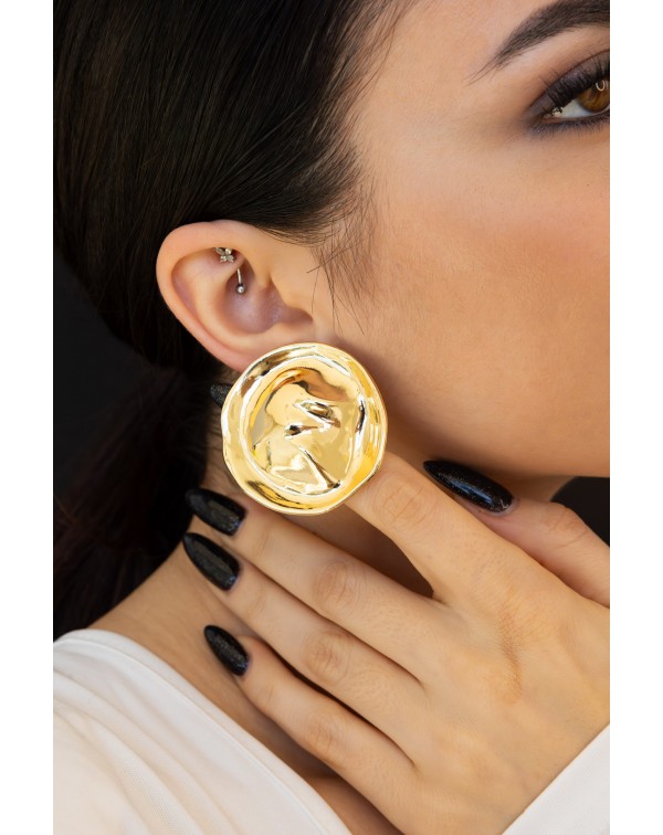 Σκουλαρίκια στρογγυλά ανάγ...