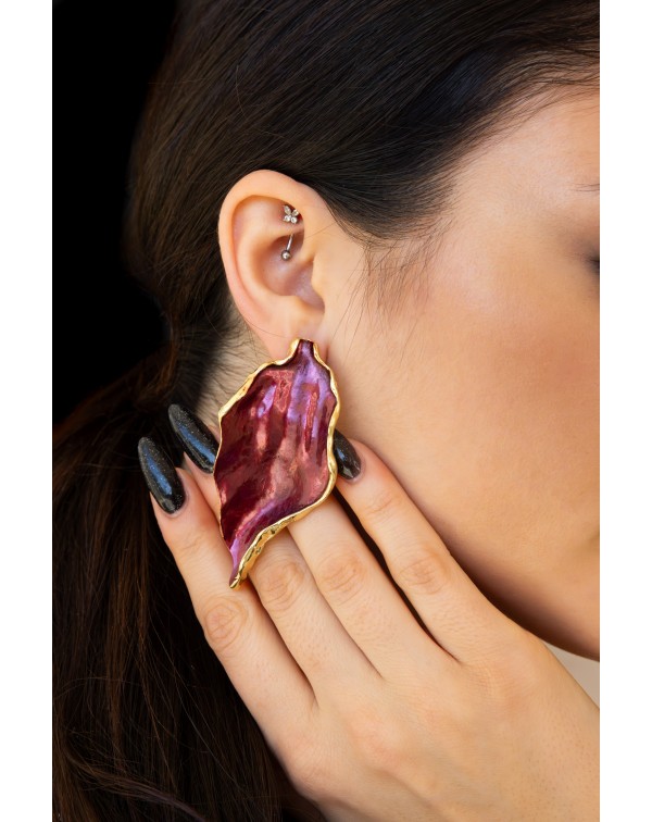 Σκουλαρίκια φύλλο