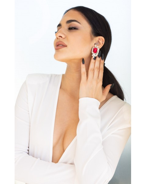 Σκουλαρίκια κρυστάλλινα