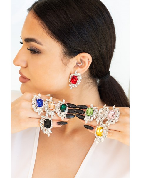 Σκουλαρίκια κρυστάλλινα