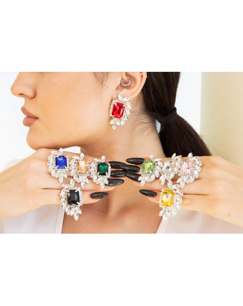 Σκουλαρίκια κρυστάλλινα