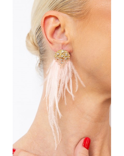 Σκουλαρίκια Μέδουσα με φτερά