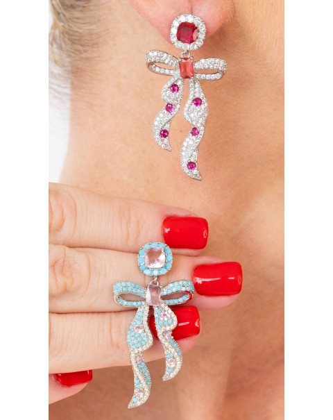 Σκουλαρίκια φιόγκος 