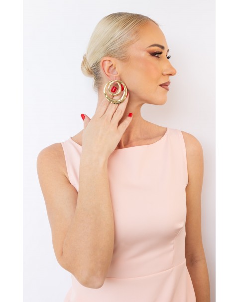 Σκουλαρίκια διπλός κρίκος