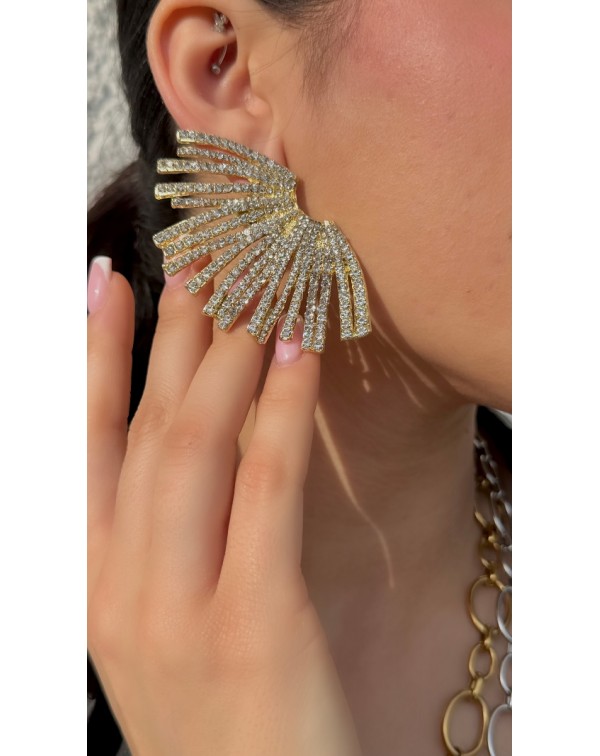 Σκουλαρίκια ακτίνες με ζιρ�...