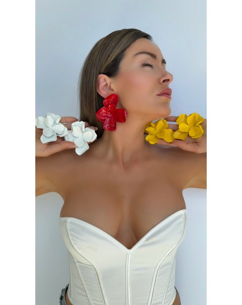 Σκουλαρίκια λουλούδι 