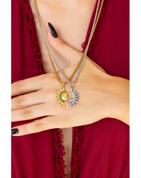 Σετ κρεμαστά στοιχεία Ήλιος-Φεγγάρι 