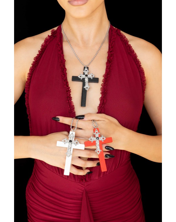 Σταυρός διπλός ανάγλυφος