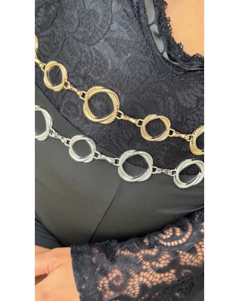 Αλυσίδα μέσης / ζώνη με ενωμένους κρίκους