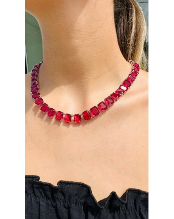 Ριβιέρα κολιέ με μεγάλα κρύ...