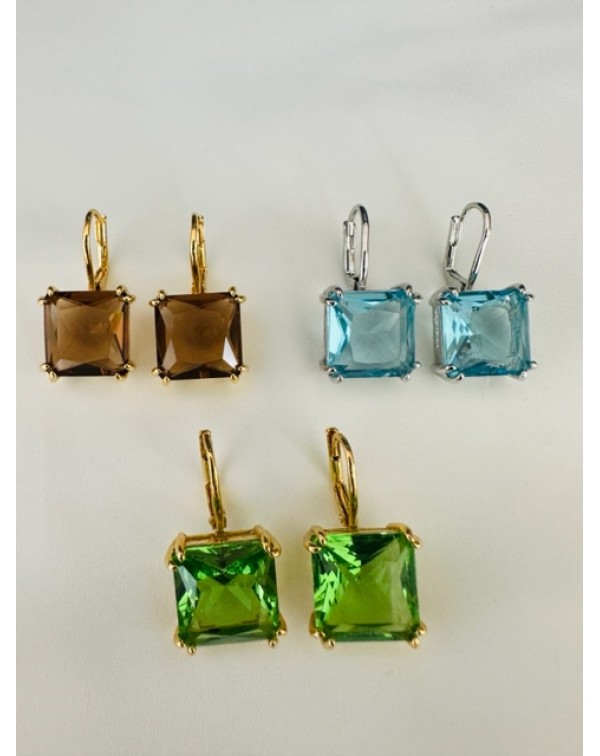 Σκουλαρίκια κρυστάλλινα